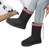 Colección de invierno 2026 transfronteriza: Botas de nieve abrigadoras, de caña corta, con suela gruesa y acolchadas para mujer, con suela suave, diseño cómodo, forro de felpa y disponibles en tallas extras.