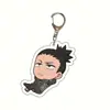 Anime Naruto Organización Akatsuki Pain Colgante Transparente de Acrílico Llavero de Naruto Sasuke Colgante