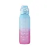 Combinación Seleccionada Cuidadosamente Taza Aromática Frutal para Jugar Taza de Agua Creativa Tritan Lujo Ligero Sensación de Alta Gama Con Popote Deportes Fitness para Niños