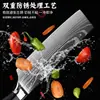 Amazon Transfronterizo Patrón Damasco Cuchillo de Chef Acero Inoxidable Juego de 10 Piezas Juego de Cuchillos Damasco