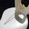 Nueva Horquilla de Madera Estilo Chinoiserie para Mujer, Horquilla Cheongsam Estilo Antiguo Dinastía Han, Horquilla de Aleación, Falda de Cara de Caballo, Tocado, Borla que se Mueve al Caminar