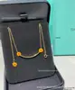 Nuevo collar blanco de nácar con sonrisa, V bañado en oro rosa de 18K, lujo ligero con un toque de alta gama, collar de nácar blanco con caras sonrientes en ambos lados