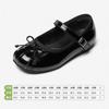 [Mesmo Estilo do Shopping] Sapatos de Couro Snuffy para Meninas 2026 Outono Novo Prata Estilo Britânico Sapatos de Pequena Princesa
