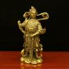 Envío Gratis Estatua de Buda de Cobre Estatua del Bodhisattva Weituo Adorno Guan Gong Bodhisattva Kala Guardián Estatua de Cobre Weituo