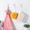 J076 Creative Home - Gancho adhesivo fuerte blanco (paquete de 6) Gancho para ropa de plástico blanco para colgar en la puerta