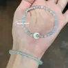 Pulseira Azul Oceano de Verão Nova e Incrível Mais Vendida com Pingentes de Estrela, Estilosa e na Moda, Perfeita para Estudantes, Perfeita como Presente