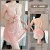 Linda Nova Camisola de Veludo para Dormir, Conjunto de Pijama Sexy tipo Camisola Estilo Francês, Pijama de Renda para Casa