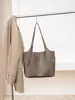 Bolso Grande de Piel Genuina para Mujer 2026 Nuevo Estilo Moda Retro Versión Coreana Tendencia Bolso Tote de Hombro Grande