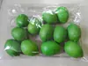 Accesorios de modelo de frutas y verduras de simulación Manzana Falsa Naranja Pera Pimiento Patata Hoja de Verdura Fotografía Suministros de Educación Preescolar