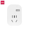 LU5002 Adaptador Deli Enchufe Poroso Adaptador de Reino Unido a País Adaptador de Viaje Multipaís