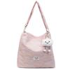 Bolsa de Ombro para Mulheres 2025 Verão Grande Capacidade Commuter Transversal Estilo Coreano Moda Casual Design de Nicho Bolsa Tote Estudante