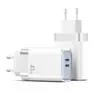 Cargador de Nitruro de Galio Transfronterizo de 45W Adecuado para Teléfonos Apple 17 y Android, Adaptador de Carga Rápida Multi-Puerto