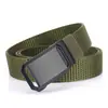 Cinturón de Lona para Hombre Más Vendido Transfronterizo, Nuevo Estilo Casual de Negocios Versátil con Hebilla Automática para Hombre, Envío Directo de Una Pieza
