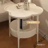 Sala de Estar de Fábrica Quarto Simples Mesa de Cabeceira de Quarto de Dormir Mesa de Centro Pequena de Fábrica Mesa Redonda Pequena para Sofá Prateleira de Armazenamento de Luxo Leve Jialei De Zhu