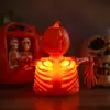 Luminária Velas Cabeça de Fantasma Brilhante de Halloween Transfronteiriça Decoração de Festa de Halloween Ornamentos Lâmpada de Abóbora Esqueleto