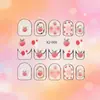 [Série X2] Adesivos Tridimensionais Adesivos 3D para Nail Art Adesivos de Diamante Joias Adesivos para Rosto DIY Adesivos Populares do Instagram para Nail Art Joias