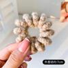 Nuevo tocado otoño e invierno simple felpa línea telefónica anillo para el cabello ins banda elástica de goma alta cabeza de mujer cola de caballo alta venta al por mayor