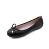 Nuevos Zapatos Egg Roll 2025 de Punta Redonda y Boca Baja para Mujer, Flats con Lazo, Suela Suave, Talla Grande, Exportación Transfronteriza, Flats para Mujer