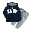 Comercio Exterior Ropa Infantil Primavera y Otoño Conjunto Infantil de Dos Piezas Material Sudadera Sudadera con Capucha Ropa Infantil para Bebés Ropa de Salida [Al por Mayor]