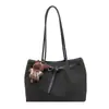 Bolso de Hombro Estilo Perezoso Retro para Mujer 2026 Nuevo Bolso Tote de Gran Capacidad Moda Bolso Grande Simple de un Solo Hombro para Viajar