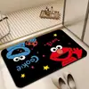 Alfombra linda de dibujos animados alfombra de tierra de diatomeas para baño absorbente resistente a las manchas felpudo para puerta de inodoro alfombrilla antideslizante para suelo alfombrilla de suelo venta al por mayor
