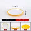 Platos de melamina, grado comercial, dos tonos, redondos, para buffets de hotel, platillos de hot pot para restaurantes y como platos planos; vajilla con aspecto de porcelana