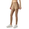 Pantalones de Yoga de Dos Piezas Falsas Ningbo Dashu para Mujer Verano Delgados Cintura Alta Levanta Cadera Deportivos Fitness Sin Marcas Desnudos