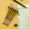 Pluma dorada para trazar, pluma de gel amarilla, varilla de pluma para caligrafía sin fragancia de sándalo, recarga de 0.7 1.0 para trazar