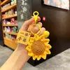Colgante de peluche tejido a crochet cosas buenas suceden lana tejida a mano Caqui bueno Caqui suceden llavero para bolso accesorios pequeños