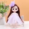 Boneca Palaciana Antiga de Menina 17cm, Boneca Princesa Hanfu Sonhadora Nova, Presente Dia das Crianças Atacado