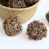 Pelota Takraw de Color Original de Producto Nuevo de Rhapsody Flor Seca Natural Bosque Hecho a Mano Material DIY Decoración Navideña Accesorios para Sesión de Fotos