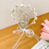 Diadema Dulce Francesa Diadema Infantil de Perlas de Imitación 2025 Nueva Princesa No Cuerda Cabello Caramelo Recogido Cabello de Bebé Tocado