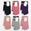 Guantes de Invierno para Hombre con Pantalla Táctil de Dedos Completos 2026 Hilo de Lana Engrosado Adulto Lana Cálida para Exteriores Venta al por Mayor