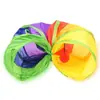 Túnel Prático para Gatos Tubo para Pets Brinquedo Dobrável para Brincar Interno Externo Brinquedos para Filhotes de Gato para Quebra-Cabeça Exercícios Esconderijo Treinamento