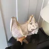 Bolso Femenino de Moda Transfronterizo Bolso de Media Luna Nicho Nuevo 2025 Bolso de Hombro para Viaje de Alta Gama Bolso de Hombro Cruzado Portátil