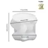 Molde de vela de aromaterapia DIY de elefante feito à mão, capa de gesso tridimensional, capa para olhos, capa para orelhas, capa para boca, elefante, desmoldagem fácil, molde de silicone