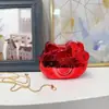 Bolsa Acrílica de Venta Caliente Transfronteriza, Bolsa Transparente Brillante para Cámara, Monedero Compacto Exquisito, Bolsa para Niños, Bolsa Cruzada