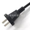 Cabo de extensão de energia de dois condutores 220v padrão nacional linha de extensão de circuito fechado de monitoramento plugue macho e fêmea de dois pinos planos plug-in de linha padrão nacional