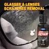 Kit de Cera Reparadora de Arranhões para Óculos KineShineX, Agente Reparador de Lentes de Vidro, Restaura a Clareza e a Suavidade