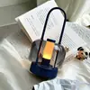 [Transfronterizo] Lámpara Romántica de Cristal de Alta Calidad, Lámpara de Mesa Táctil Portátil Recargable de Lujo Ligero para Dormitorio, Lámpara de Mesita de Noche de Regalo