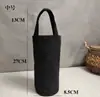 Portavasos Cruzado Bolso de Lona para Taza Portátil Funda Protectora de Almacenamiento para Termo Correa Ligera de Mano Bolsa para Niños