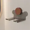 Suporte de Secador de Cabelo com Ventosa Sem Furar para Banheiro Adequado para Suporte de Secador de Cabelo Dyson Prateleira Suspensa Suporte de Armazenamento