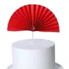 Horneado Pastel de Cumpleaños de Compromiso Adornos Decorativos Ventilador Enchufe Fénix Grulla Cumpleaños ins Estilo Retro