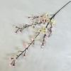 Haste de plástico Feiyang 5 garfos flor de ameixa Zen Chinês wintersweet flor artificial decoração de sala de estar ornamentos de flor artificial