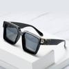 86229 Gafas de Sol de Marco Grande Igual de Rojo de Internet Europeo y Americano Gafas de Sol de Moda Millonaria para Mujer Gafas de Sol para Hombre