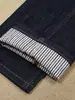 Nuevos Jeans de Hombre Gruesos para Otoño e Invierno, Fibra de Poliéster Azul Oscuro, Algodón Elástico, Pierna Recta, Corte Holgado, Forro Polar Delgado, Cálidos