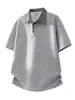 Camisa Polo de Manga Corta con Solapa Transfronteriza para Hombre, Camiseta de Verano de Marca de Moda, Estilo Coreano Moda 2026 Nuevo Top Versátil