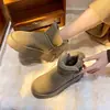 Botas de nieve para mujer con suela gruesa, nuevas de invierno 2026, cálidas, que aumentan la altura, forradas de felpa y con algodón engrosado
