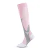 Calcetines de compresión para pantorrillas en stock, Calcetines de fútbol de compresión Sports Magic, Calcetines de rendimiento muscular para ciclismo al aire libre, Calcetines de compresión degradados para pantorrillas