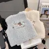 Colete feminino para outono e inverno, novo colete acolchoado infantil estiloso 2026, agasalho de bebê, roupas de inverno para crianças